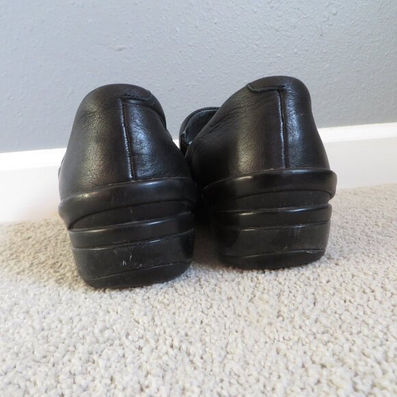 Dansko Women's Clogs/Shoes Size 39/9/8.5 Slip-on Soft Black Leather #7604020200 - Picture 4 of 11
